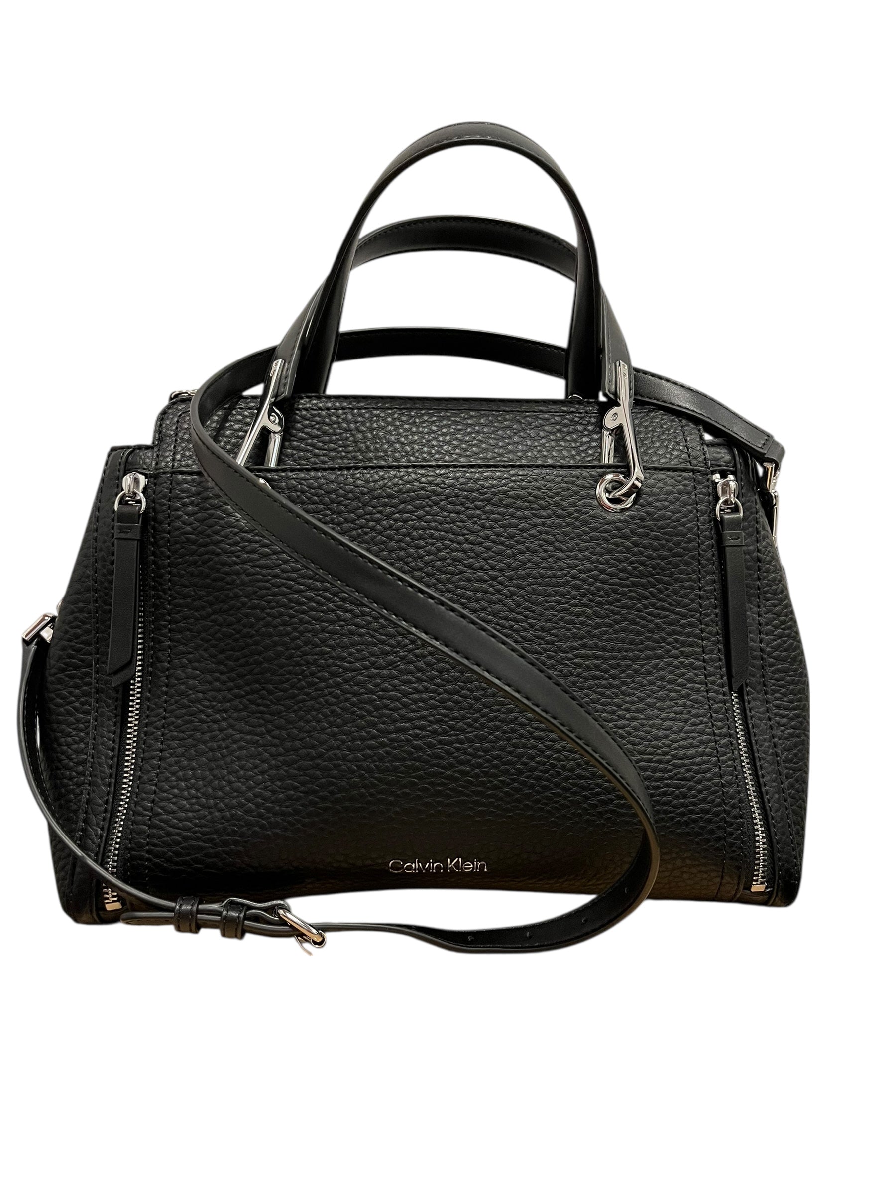 Calvin Klein Garnet Triple Compartment Satchel