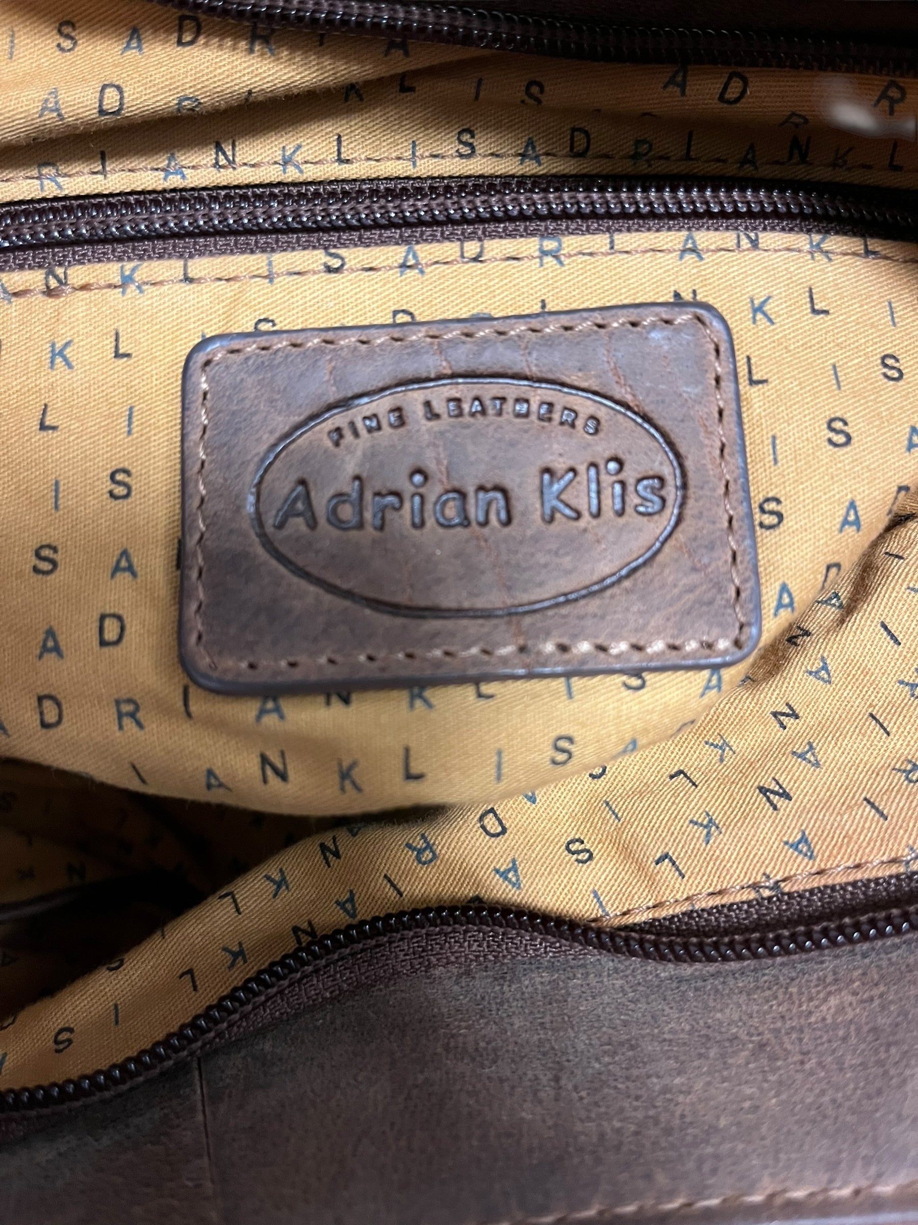 Adrian Klis Leather Handbag