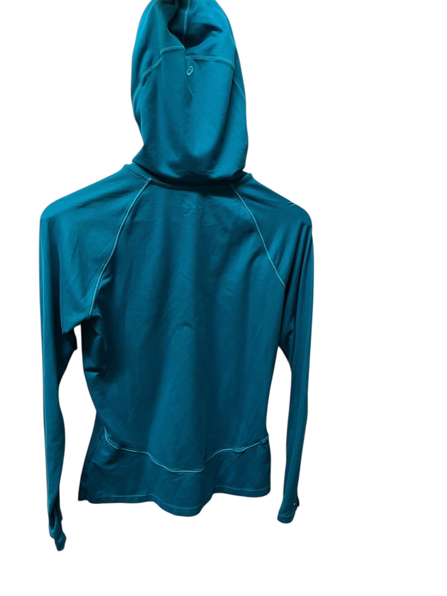 ASICS Hooded Teal Pull-Over (small)