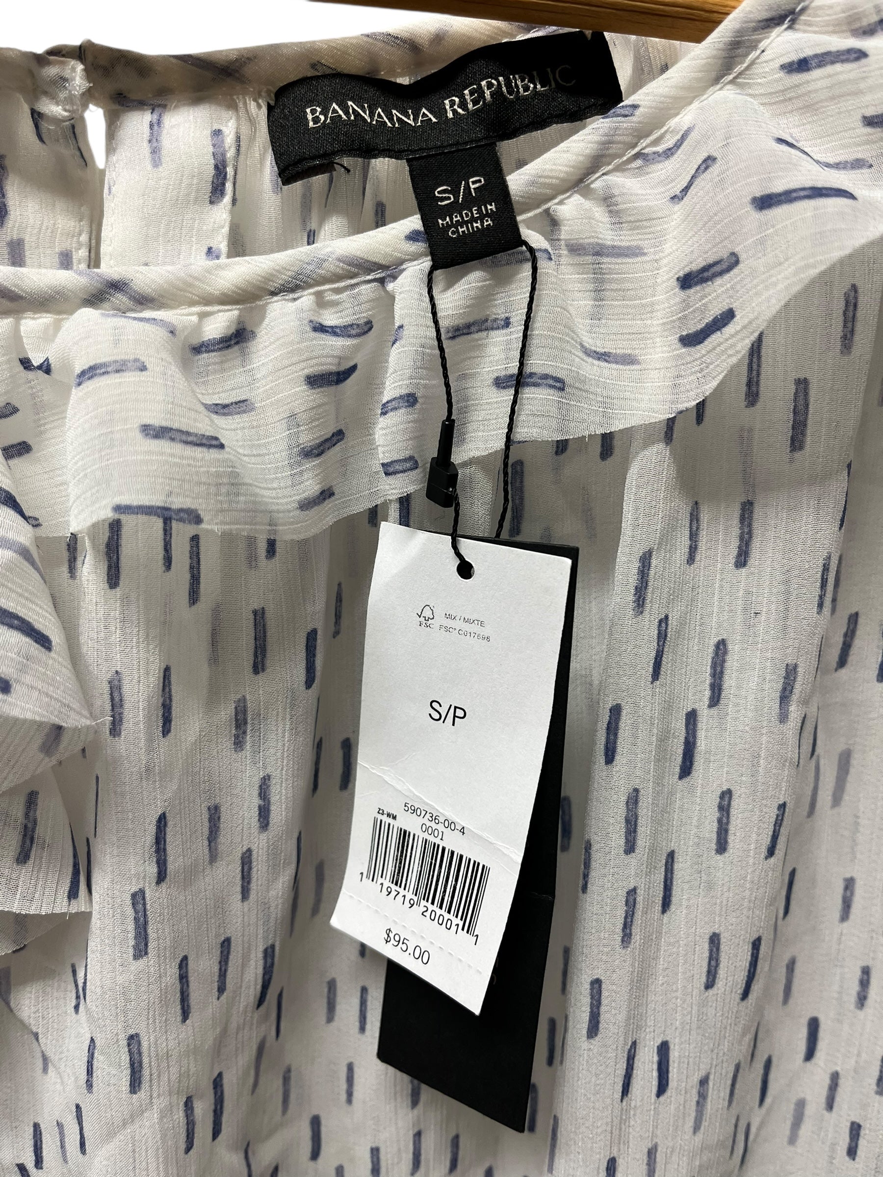 Banana Republic Sheer Shirt (Small)