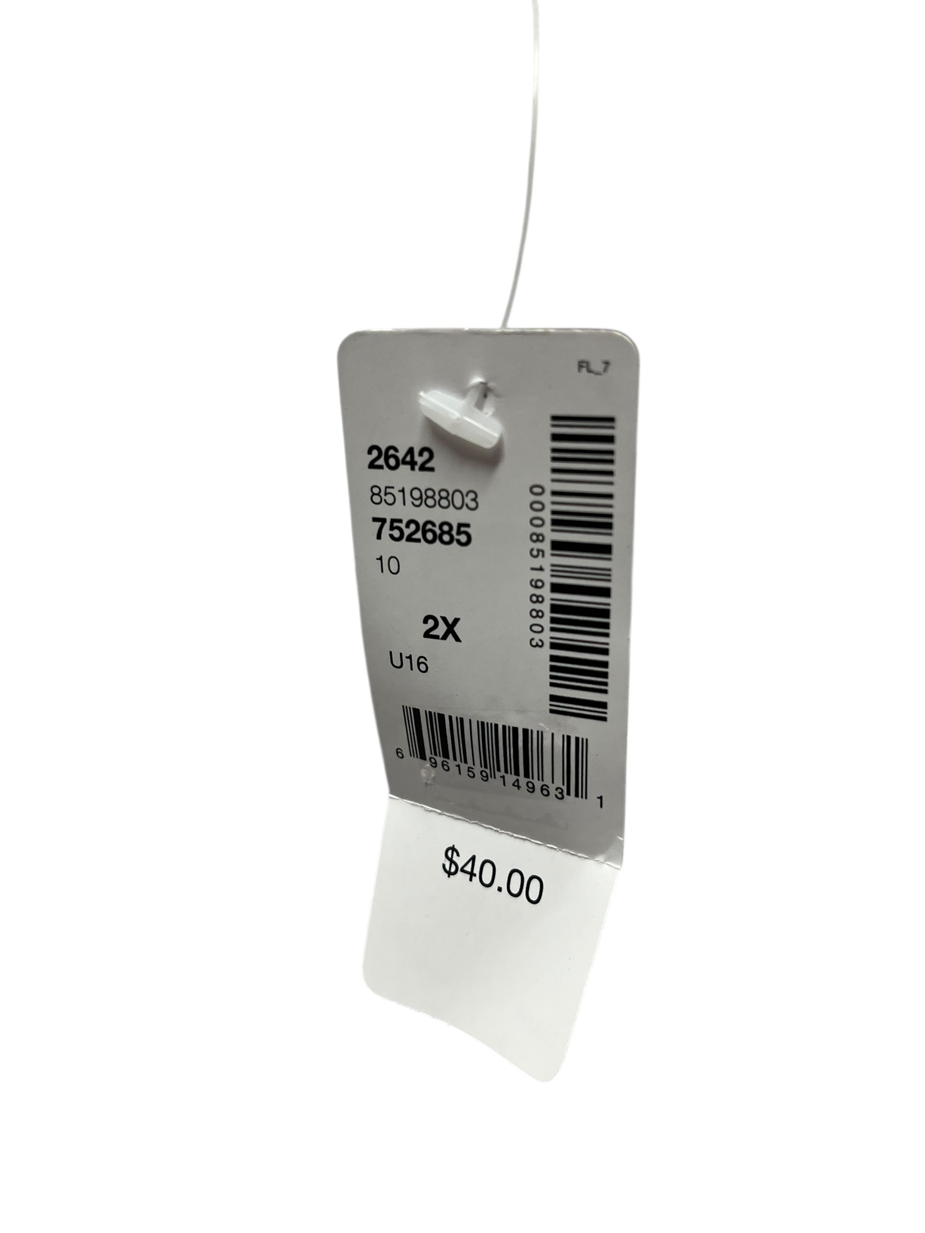 White Sleeveless Top (2X)