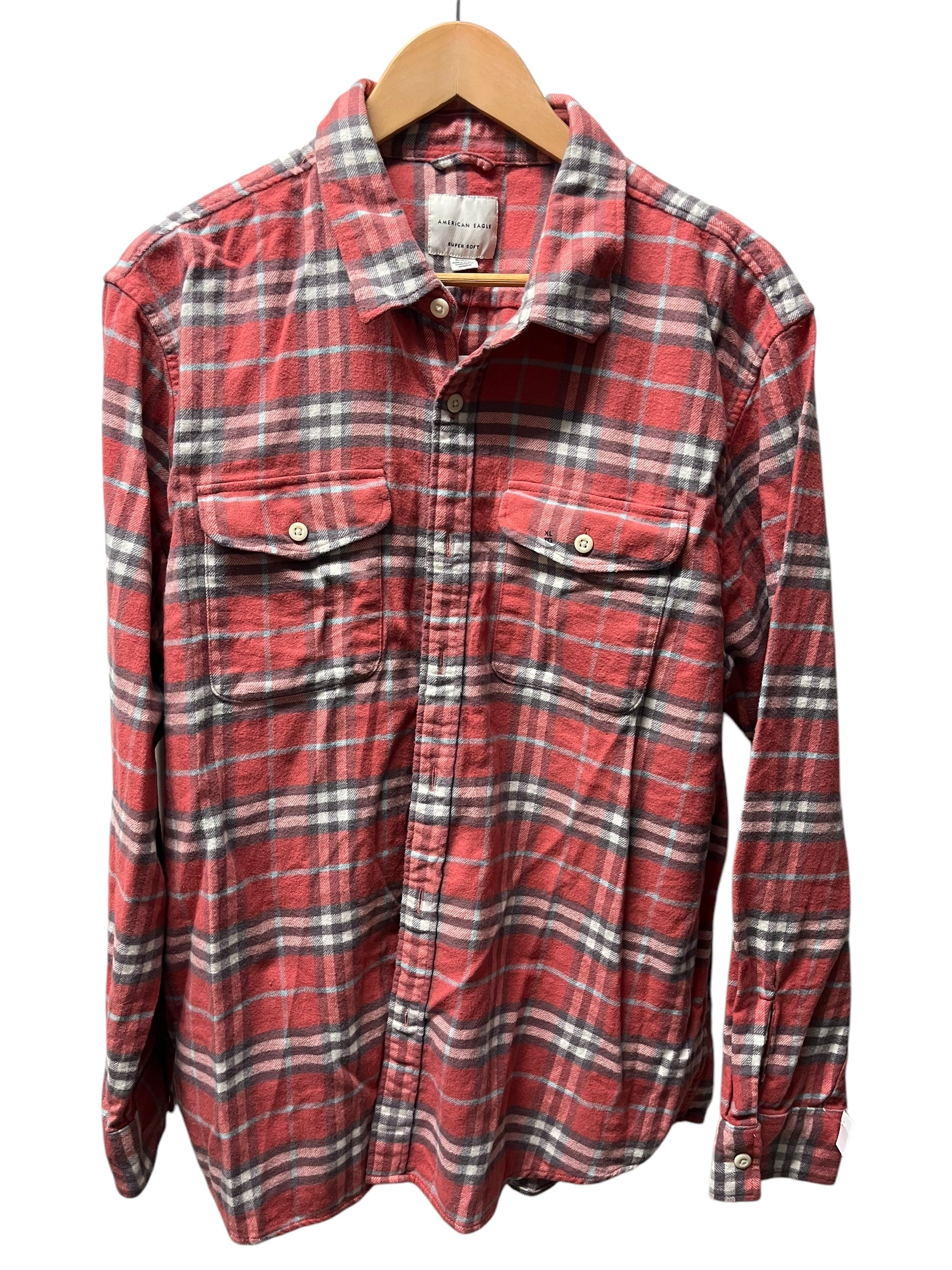 American Eagle Super Soft Plaid Long Sleeve (XL)