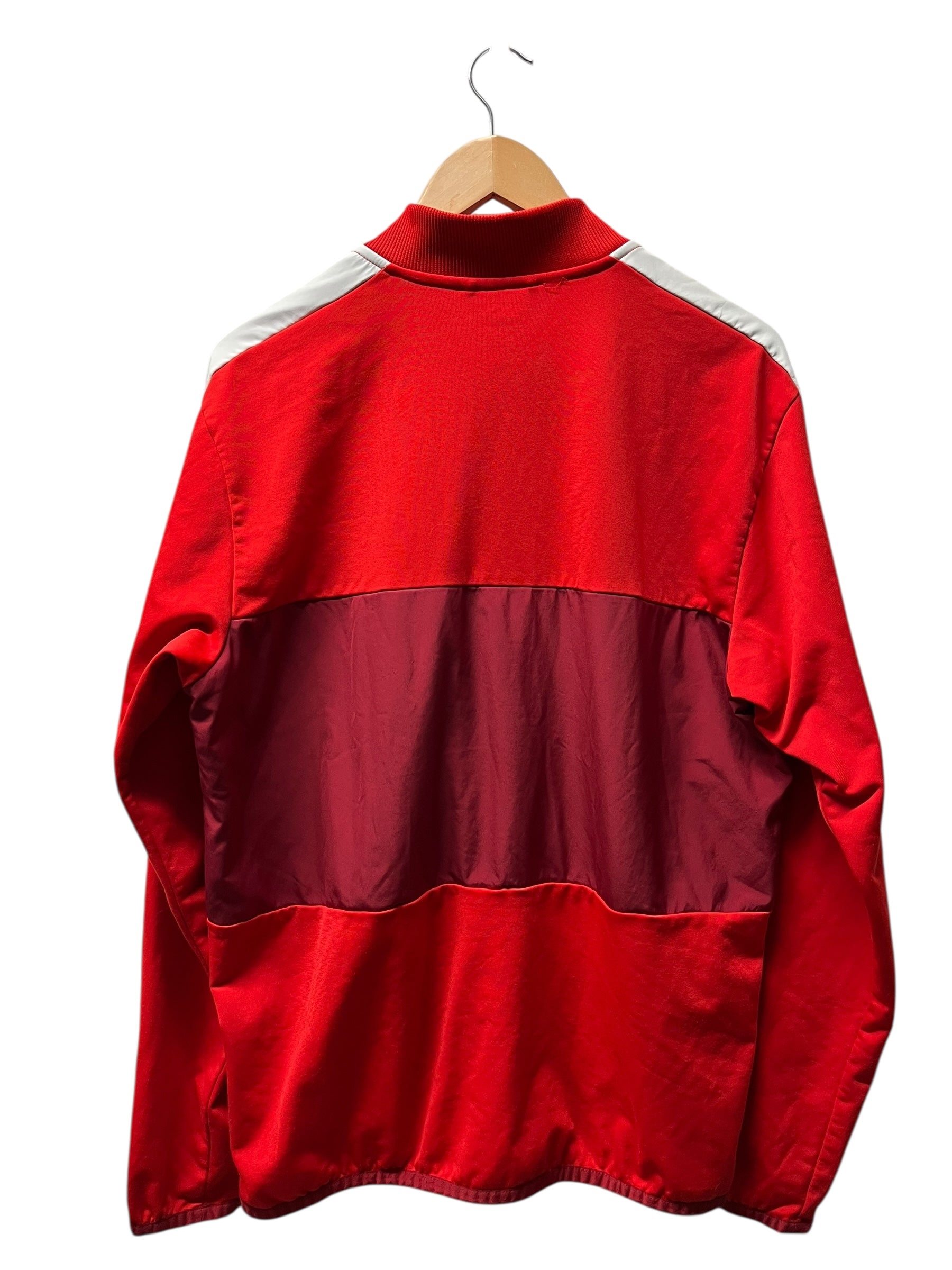 Red and Maroon Puma Zip-Up (Medium)
