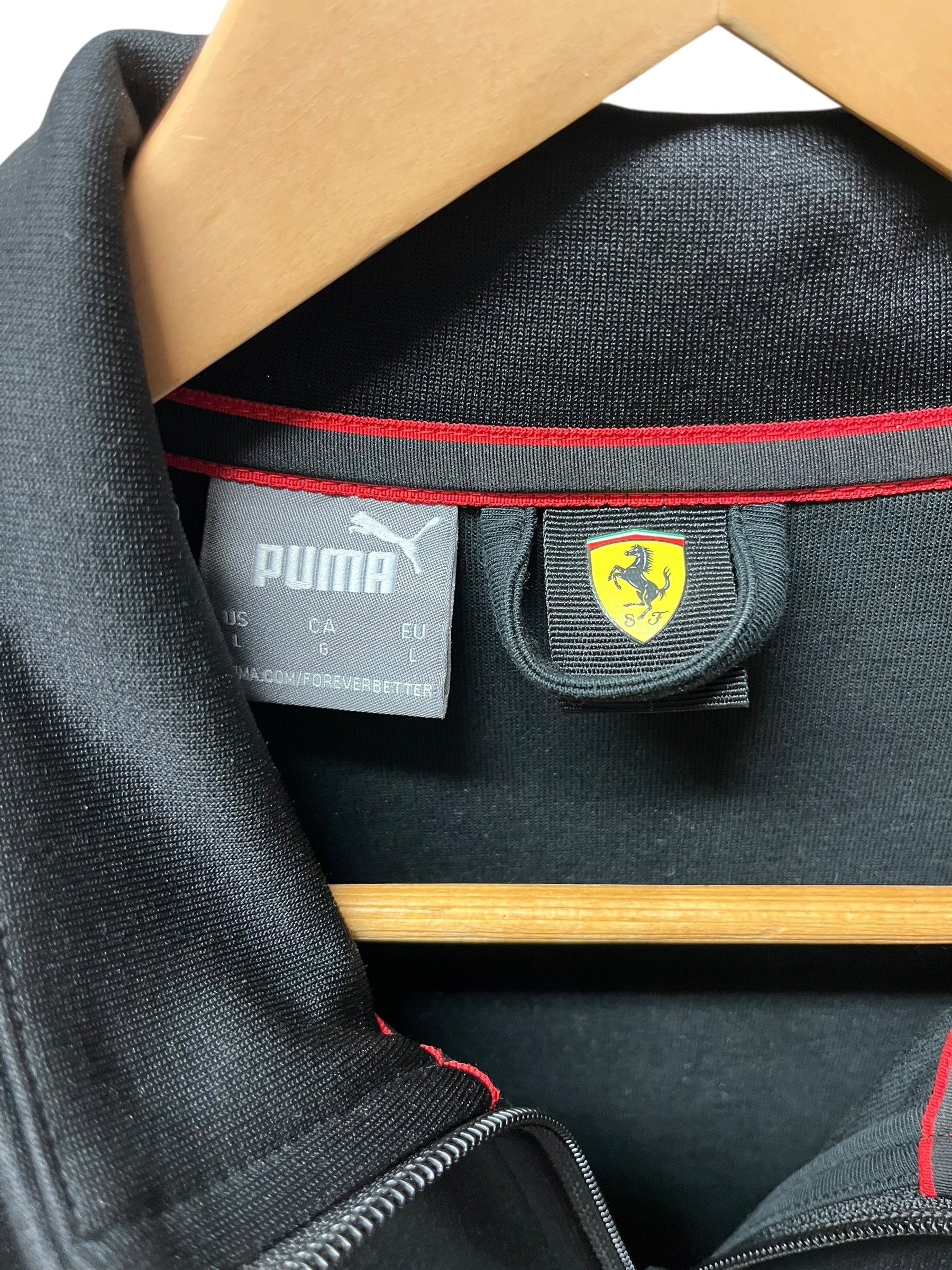 Black Scuderia Ferrari Puma Zip-Up (Small)