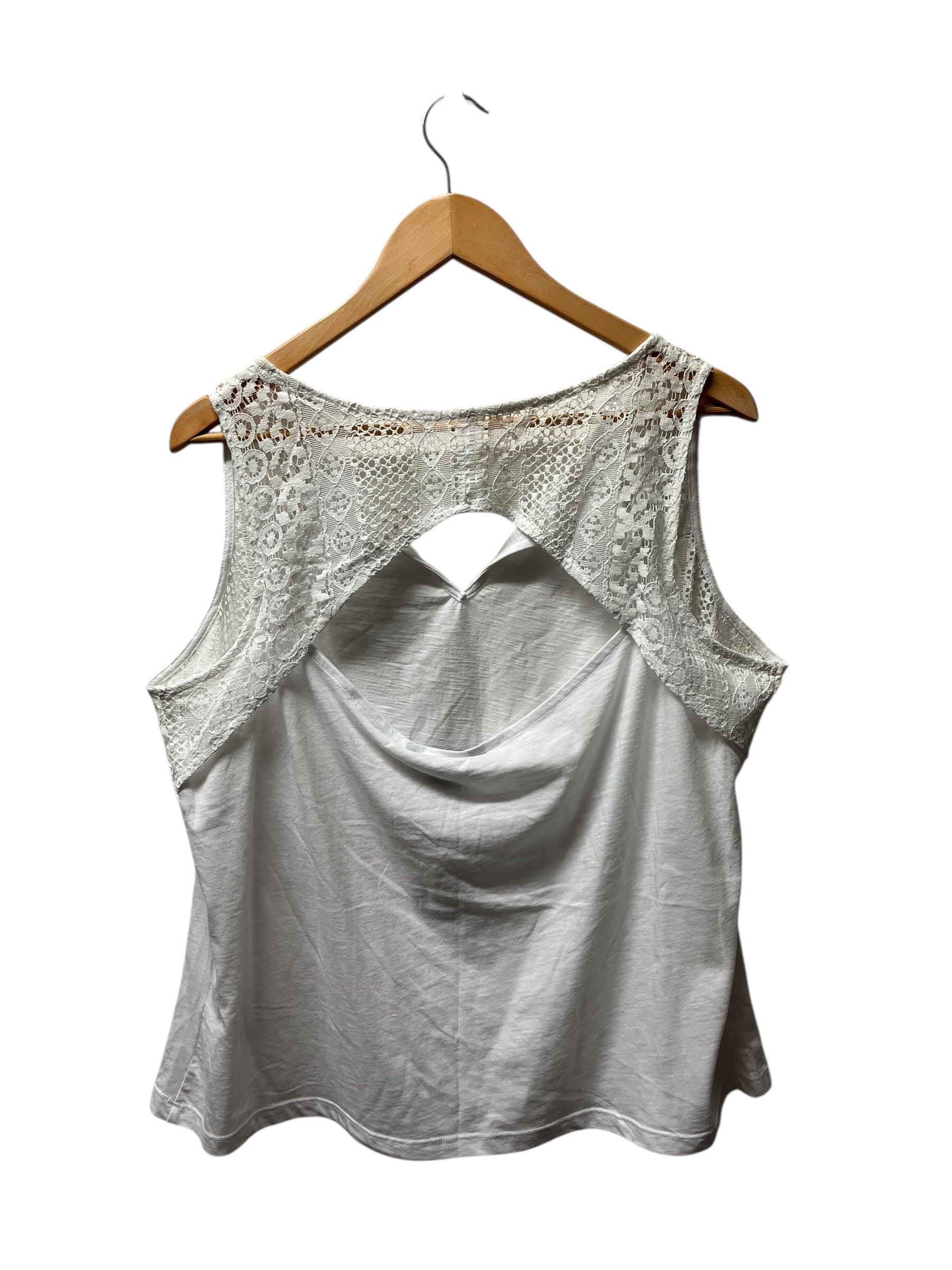 White Sleeveless Top (2X)