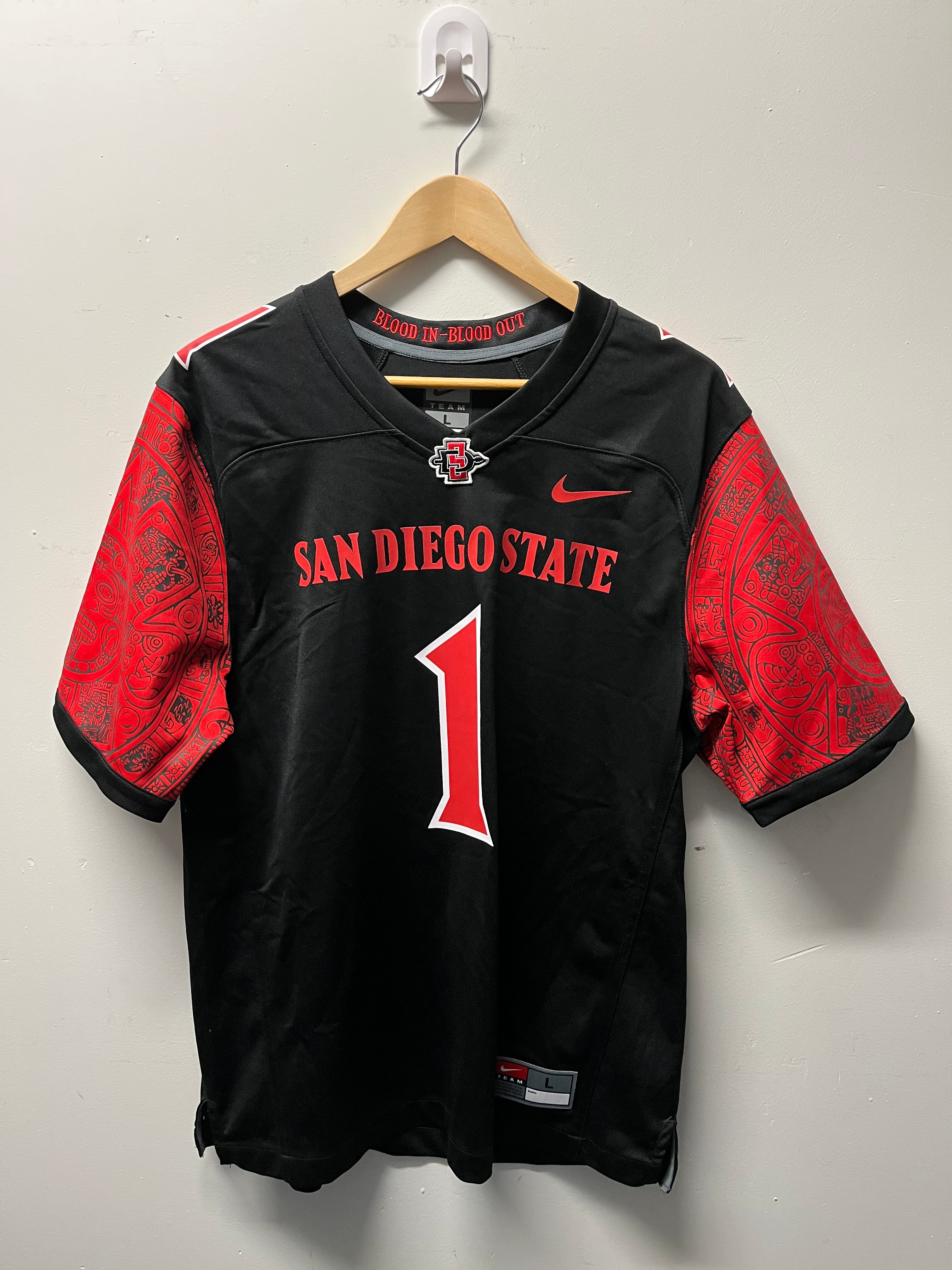 Nike San Diego State Football Jersey (Large)