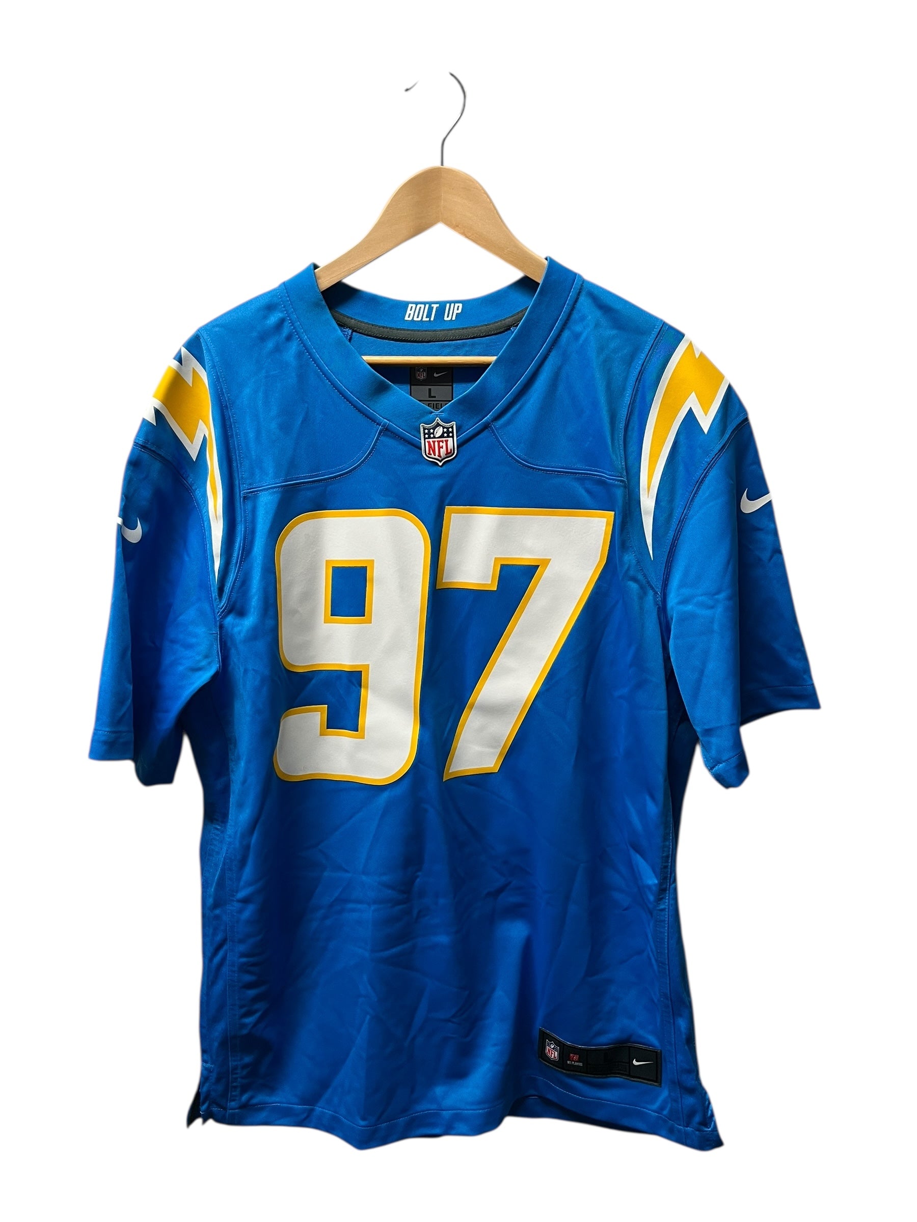 Los Angeles Chargers #97 Bosa NFL Jersey (Large)
