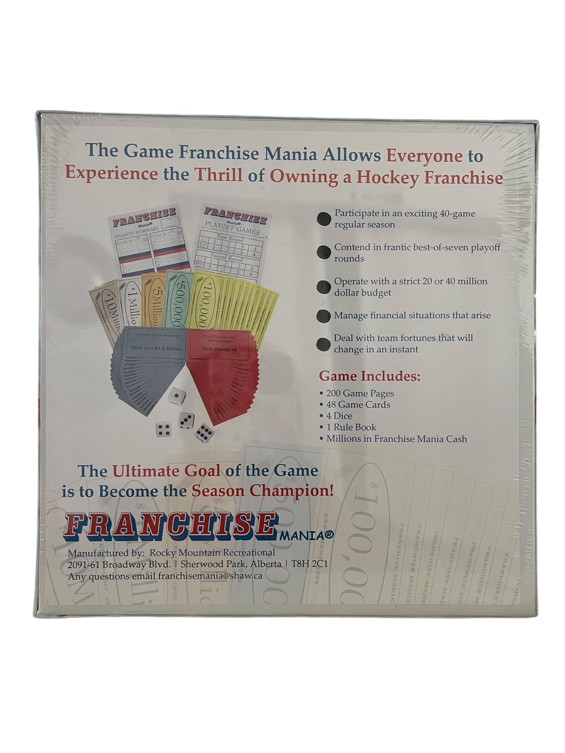 Hockey Franchise Mania Game